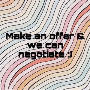 Always willing to negotiate so make an offer :)